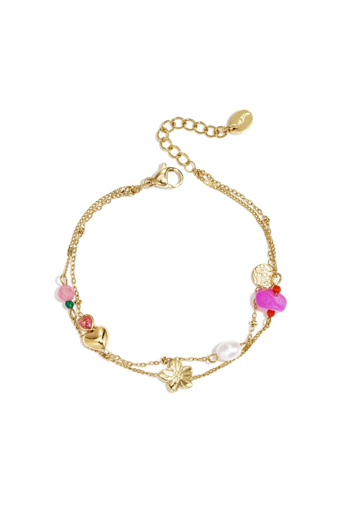 Yara Bracelet - Pink Details