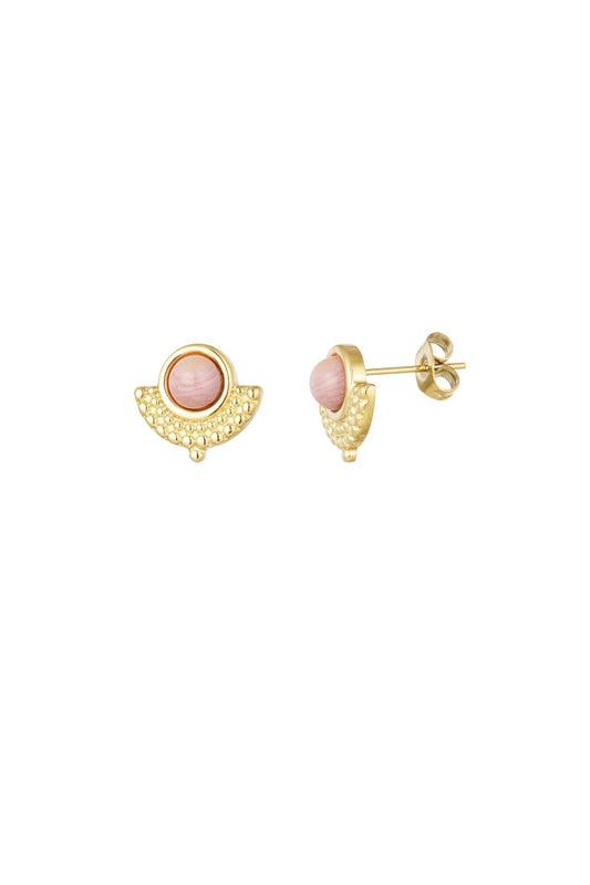 Vintage Earstud Pink