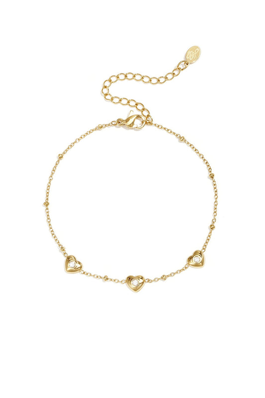 Triple Heart Bracelet