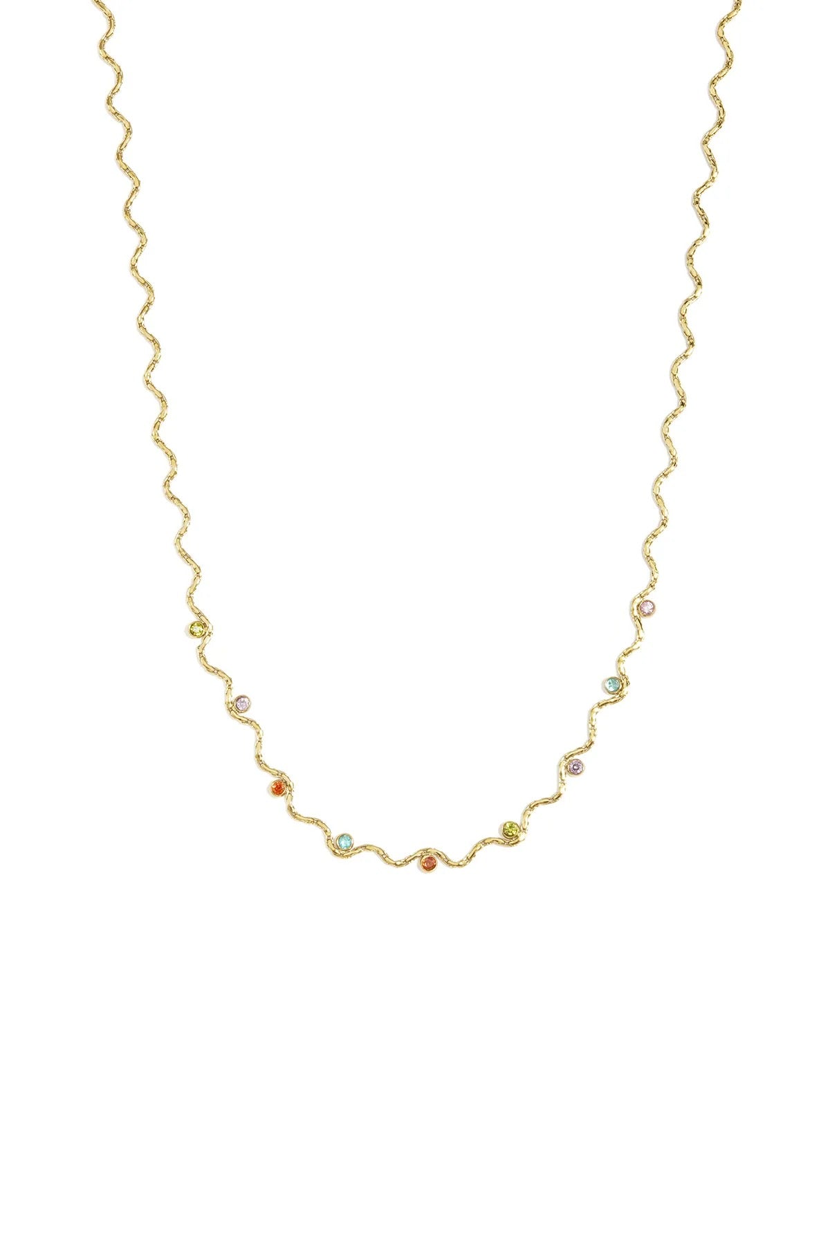 Zigzag Diamond Necklace