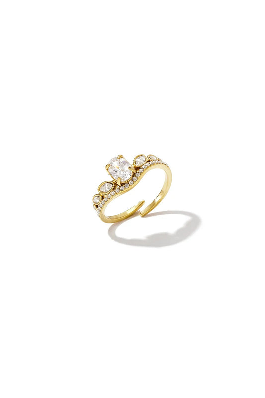 Céleste Crown Ring