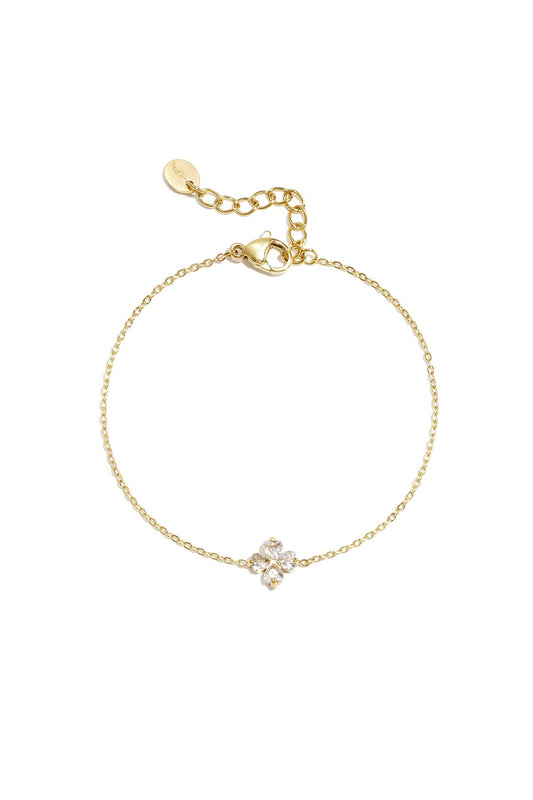 Diamond Clover Bracelet