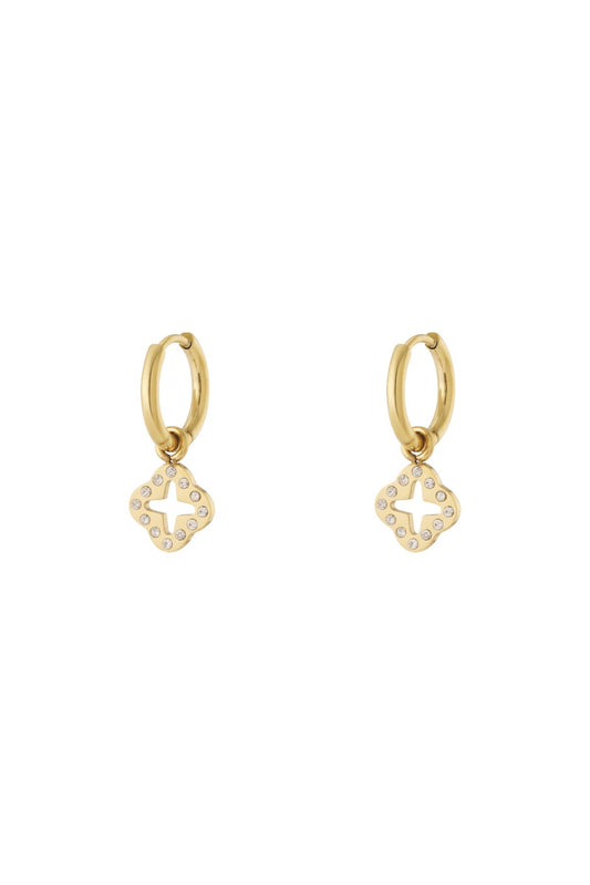 Clover Earrings Sparkle