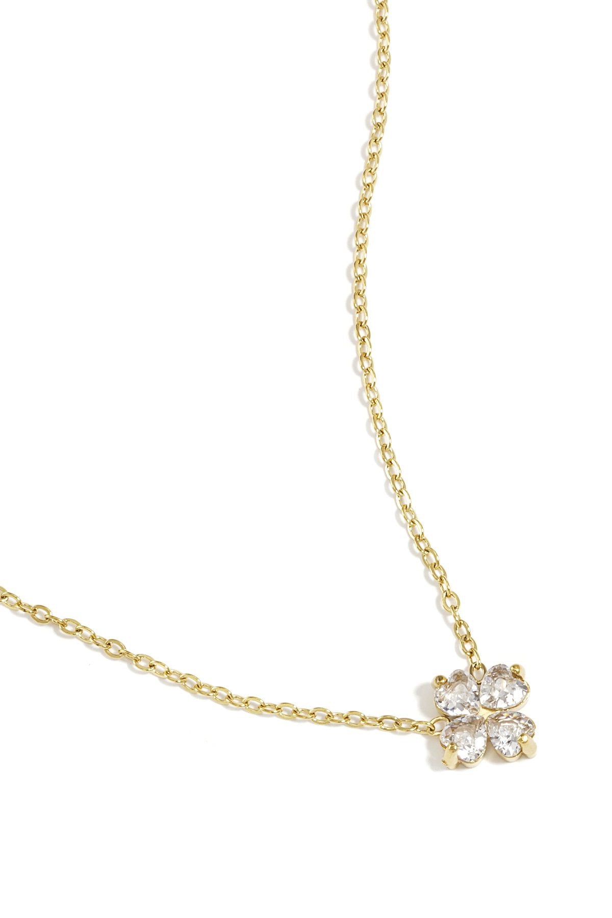 Diamond Clover Necklace