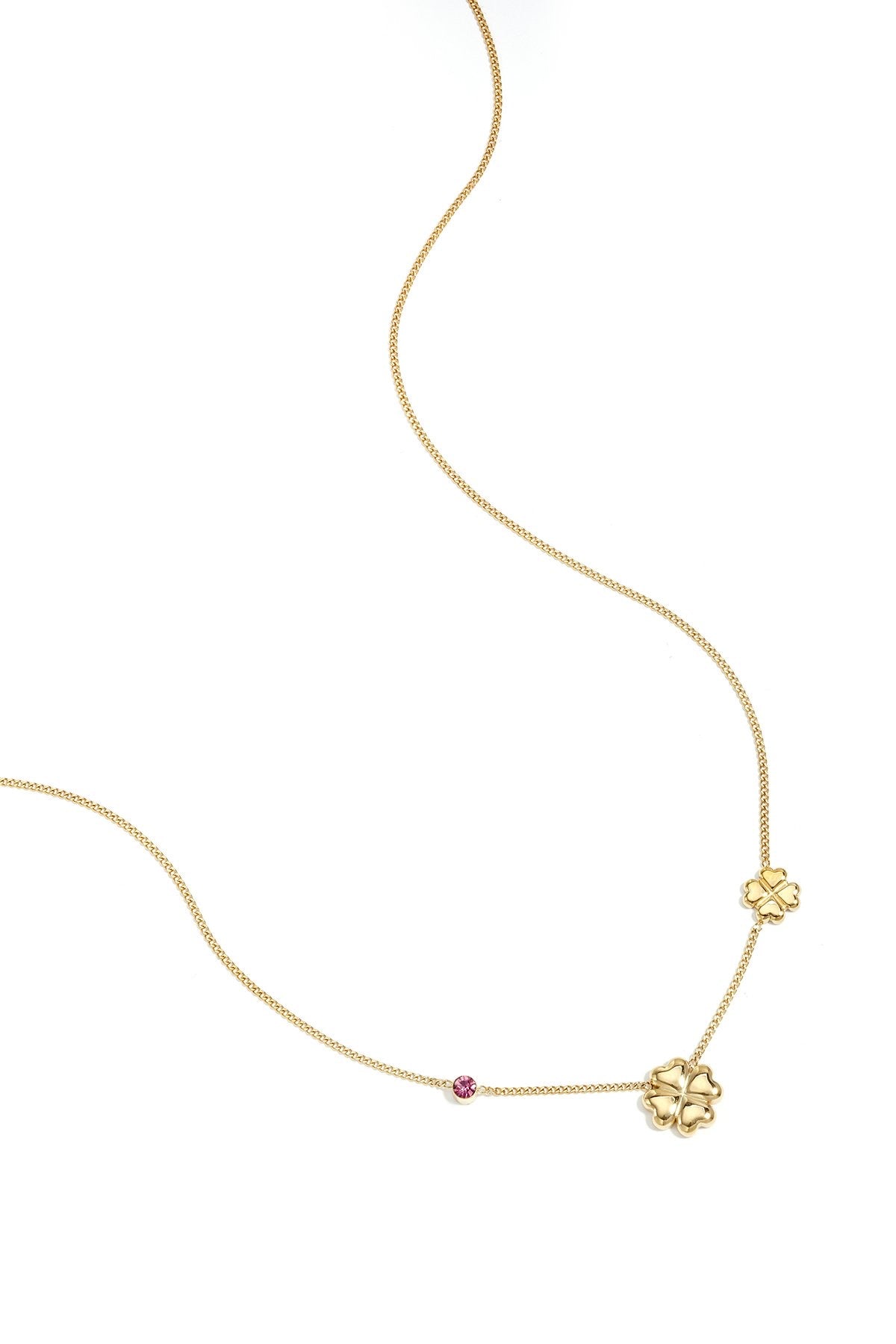 Asiya Necklace Pink Stone