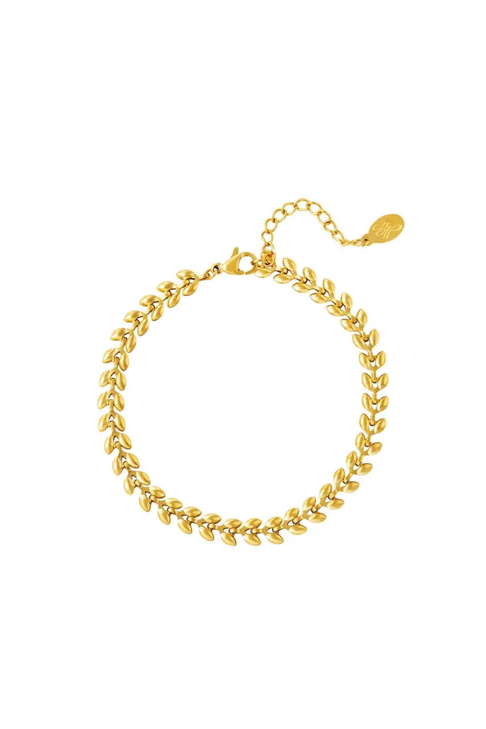Leaf Bracelet Gold